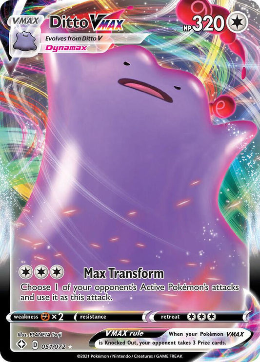 Ditto VMAX - 051/072 | Ultra Rare | (SHF | Shining Fates)