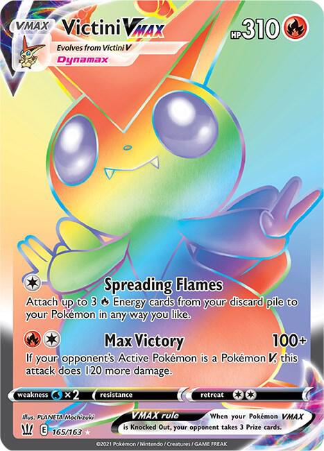 Victini VMAX (Secret) - 165/163 | Secret Rare | (SWSH05 | SWSH05: Battle Styles)