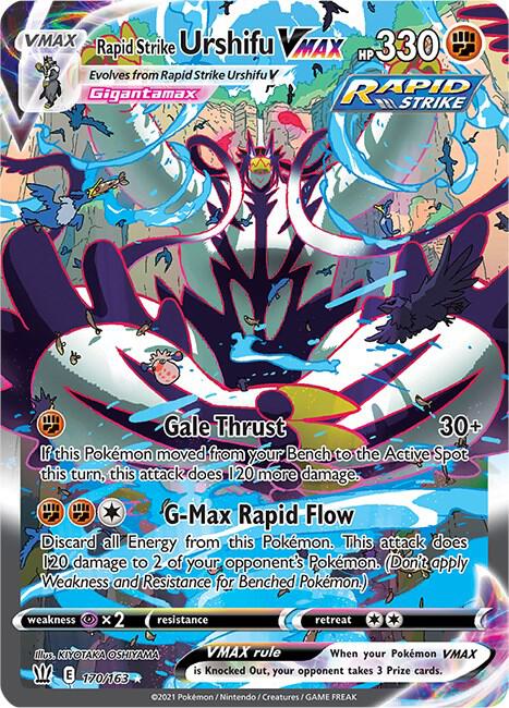 Rapid Strike Urshifu VMAX (Alternate Art Secret) - 170/163 | Secret Rare | (SWSH05 | SWSH05: Battle Styles)