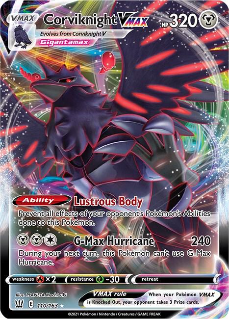 Corviknight VMAX - 110/163 | Ultra Rare | (SWSH05 | SWSH05: Battle Styles)