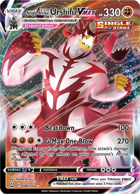 Single Strike Urshifu VMAX - 086/163 | Ultra Rare | (SWSH05 | SWSH05: Battle Styles)