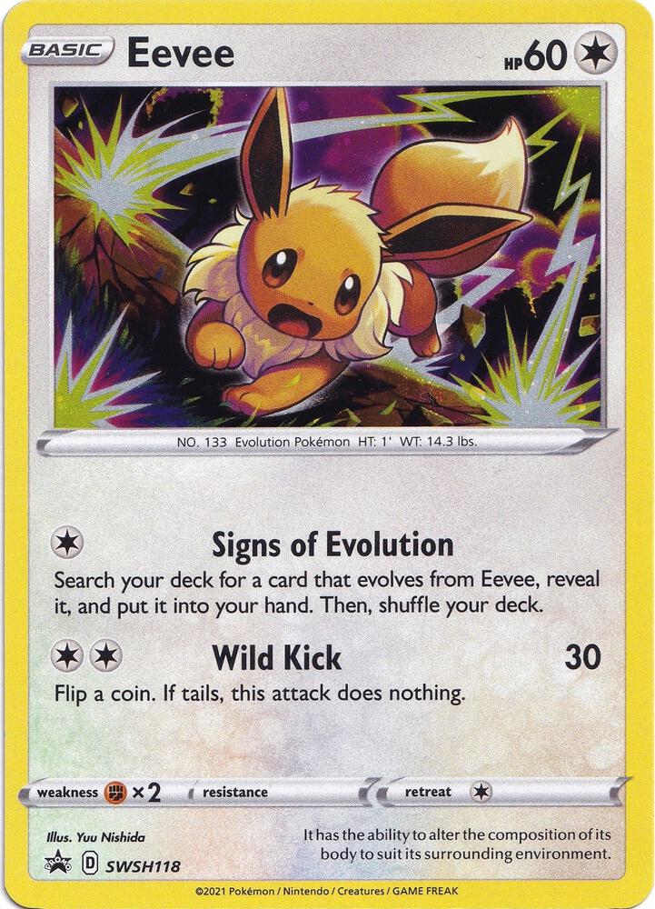 Eevee - SWSH118 | Promo | (SWSD | SWSH: Sword & Shield Promo Cards)