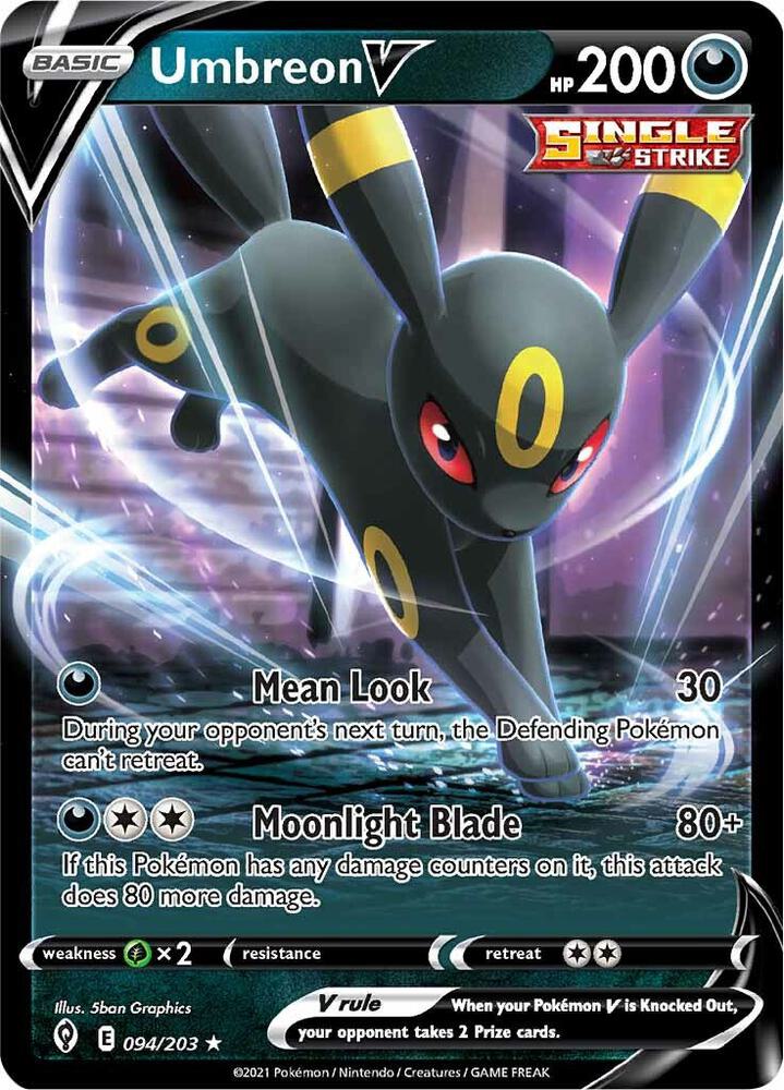 Umbreon V - 094/203 | Ultra Rare | (SWSH07 | SWSH07: Evolving Skies)