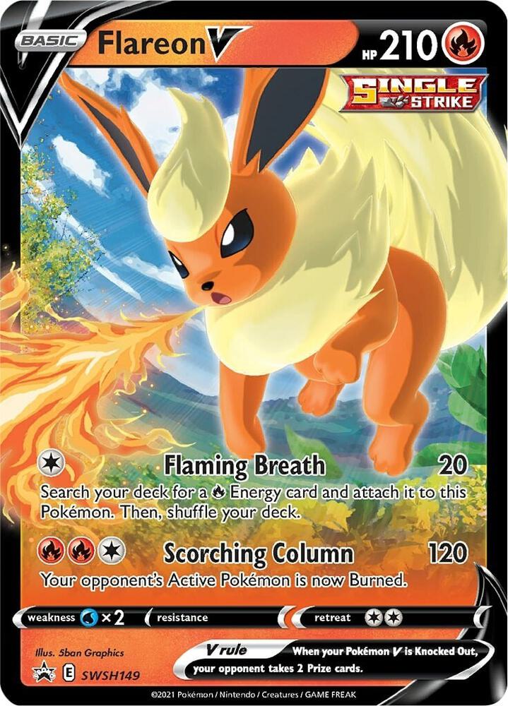 Flareon V - SWSH149 | Promo | (SWSD | SWSH: Sword & Shield Promo Cards)
