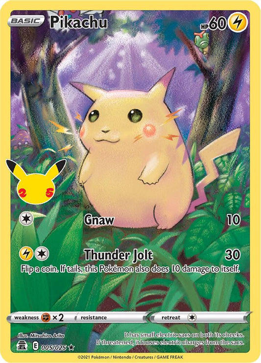 Pikachu - 005/025 | Holo Rare | (CLB | Celebrations)