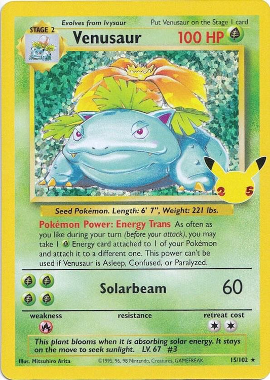 Venusaur - 15/102 | Classic Collection | (CCC | Celebrations: Classic Collection)