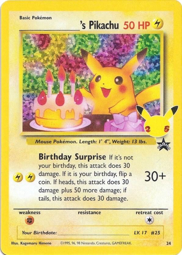 ______'s Pikachu - 24/53 | Classic Collection | (CCC | Celebrations: Classic Collection)