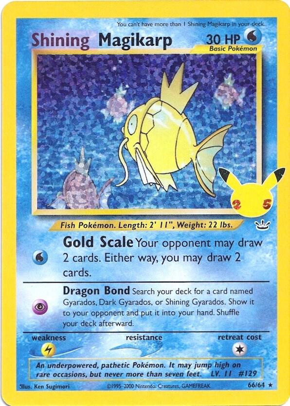 Shining Magikarp - 66/64 | Classic Collection | (CCC | Celebrations: Classic Collection)