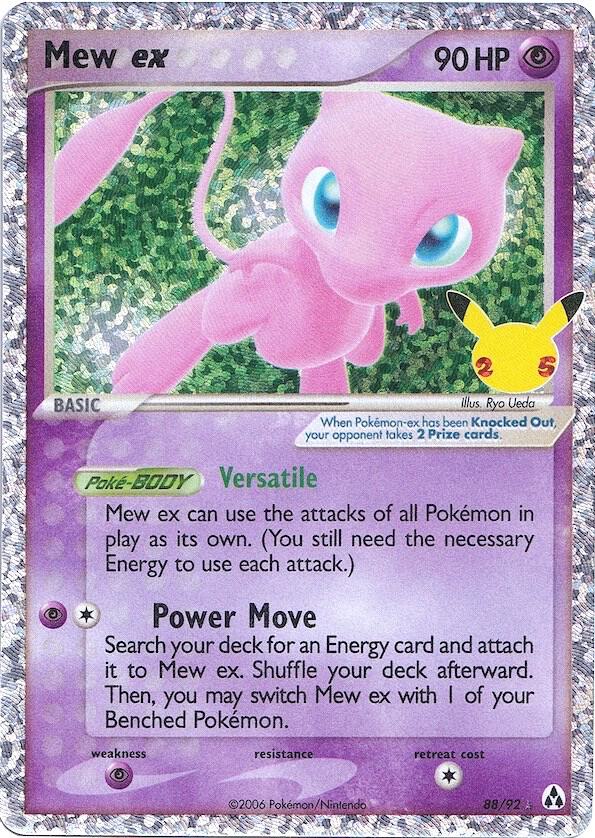 Mew ex - 88/92 | Classic Collection | (CCC | Celebrations: Classic Collection)