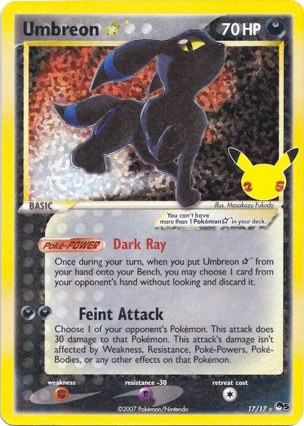Umbreon Star - 17/17 | Classic Collection | (CCC | Celebrations: Classic Collection)