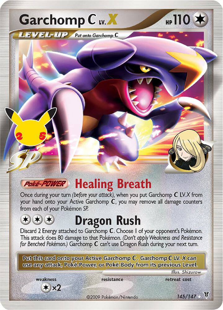 Garchomp C LV.X - 145/147 | Classic Collection | (CCC | Celebrations: Classic Collection)