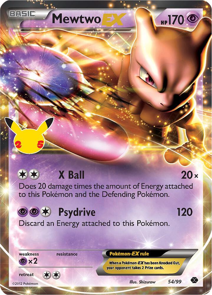 Mewtwo EX - 54/99 | Classic Collection | (CCC | Celebrations: Classic Collection)