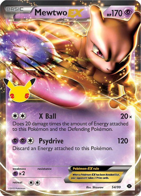 Mewtwo EX - 54/99 | Classic Collection | (CCC | Celebrations: Classic Collection)