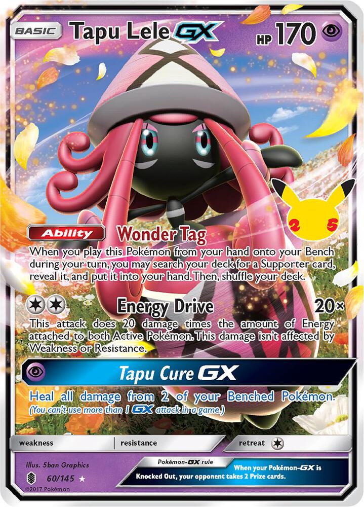 Tapu Lele GX - 60/145 | Classic Collection | (CCC | Celebrations: Classic Collection)