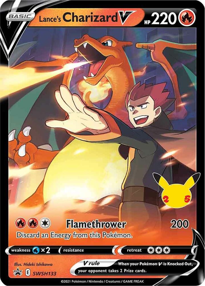 Lance's Charizard V - SWSH133 | Promo | (SWSD | SWSH: Sword & Shield Promo Cards)