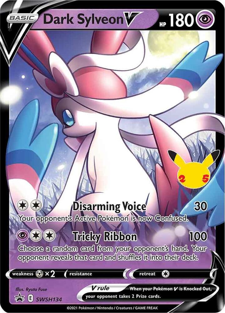 Dark Sylveon V - SWSH134 | Promo | (SWSD | SWSH: Sword & Shield Promo Cards)