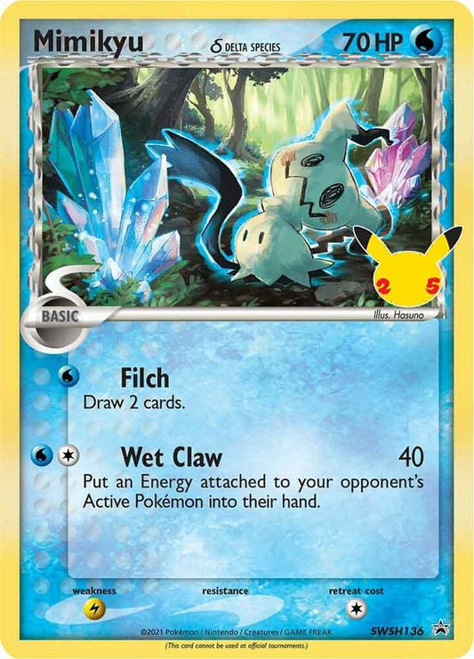 Mimikyu (Delta Species) - SWSH136 | Promo | (SWSD | SWSH: Sword & Shield Promo Cards)