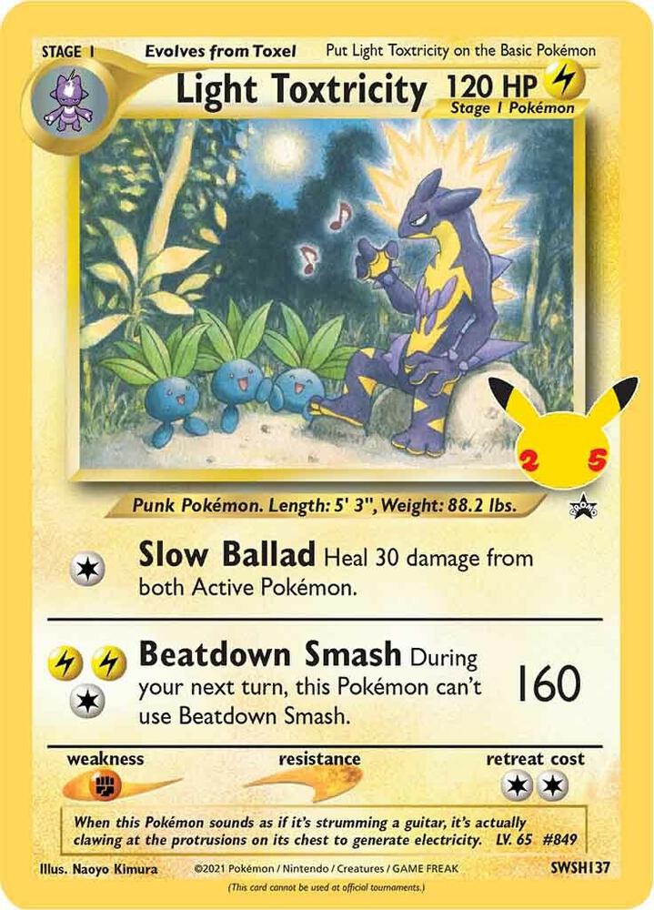 Light Toxtricity - SWSH137 | Promo | (SWSD | SWSH: Sword & Shield Promo Cards)