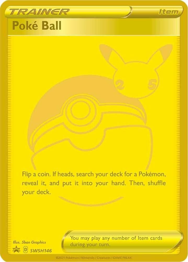 Poke Ball - SWSH146 | Promo | (SWSD | SWSH: Sword & Shield Promo Cards)