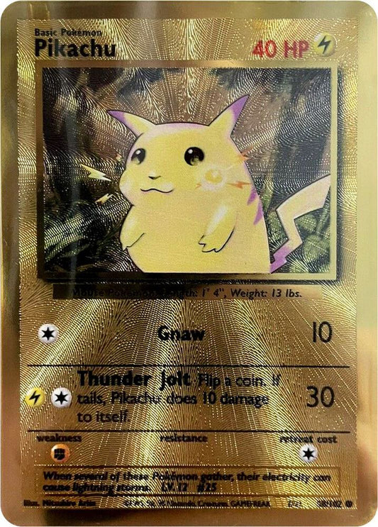 Pikachu - (Celebrations Metal Card) - 058/102 | Promo | (MCAP | Miscellaneous Cards & Products)