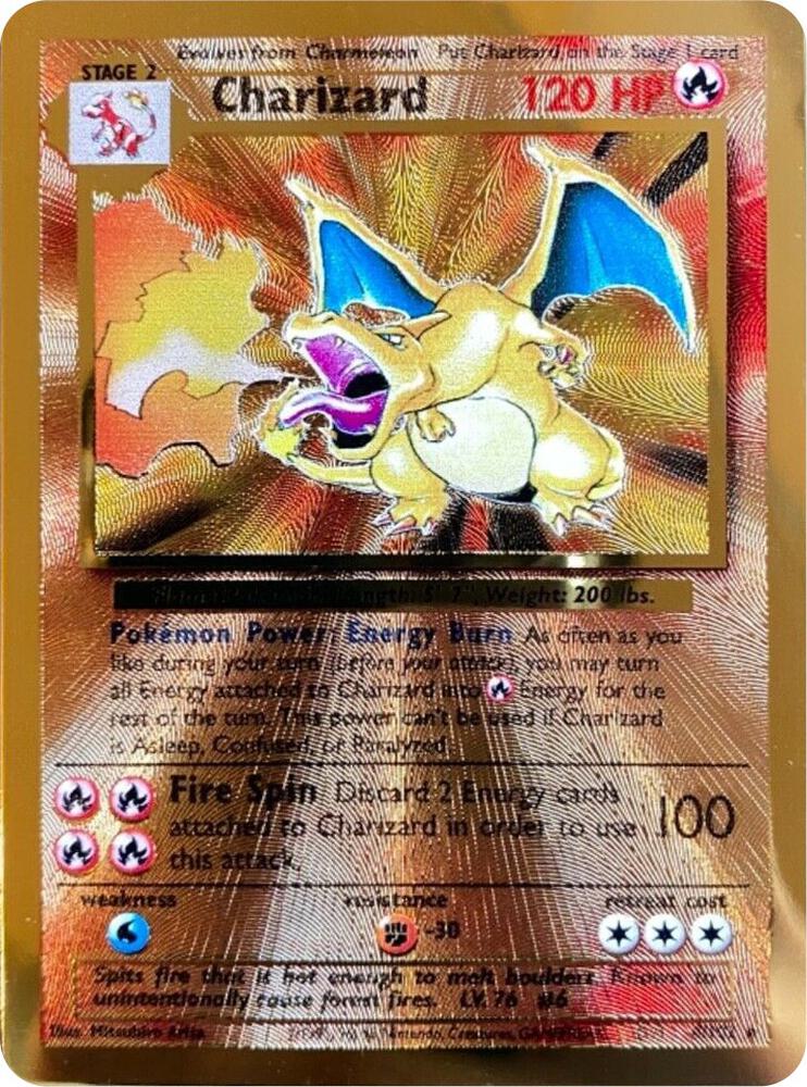 Charizard (Celebrations Metal Card) - 004/102 | Promo | (MCAP | Miscellaneous Cards & Products)