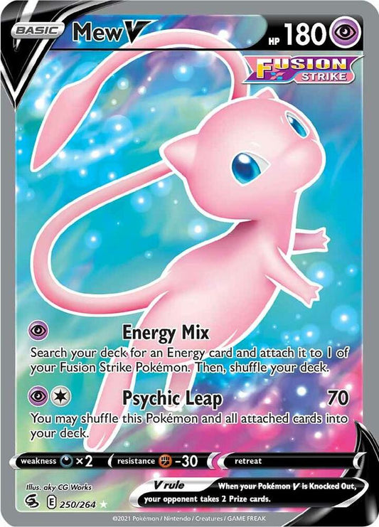 Mew V (Full Art) - 250/264 | Ultra Rare | (SWSH08 | SWSH08: Fusion Strike)