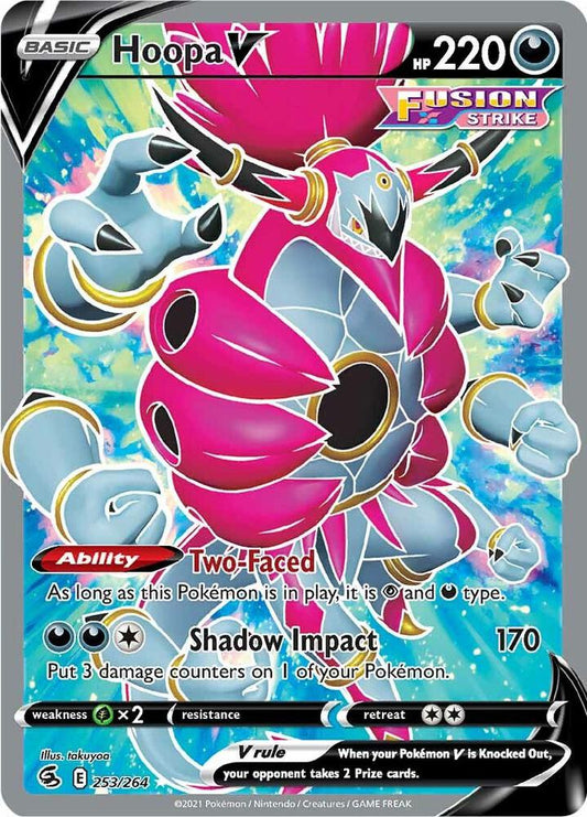 Hoopa V (Full Art) - 253/264 | Ultra Rare | (SWSH08 | SWSH08: Fusion Strike)