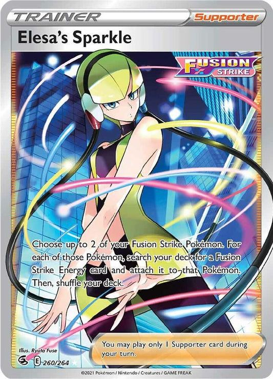 Elesa's Sparkle (Full Art) - 260/264 | Ultra Rare | (SWSH08 | SWSH08: Fusion Strike)