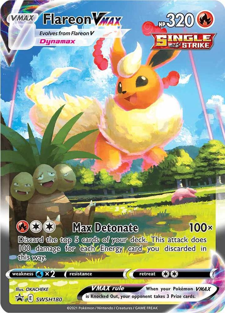 Flareon VMAX - SWSH180 | Promo | (SWSD | SWSH: Sword & Shield Promo Cards)