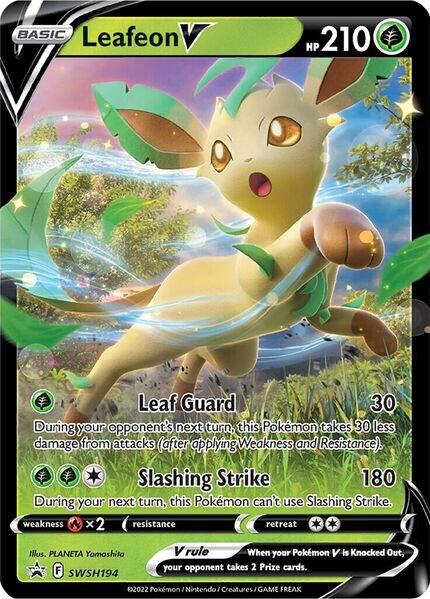 Leafeon V - SWSH194 | Promo | (SWSD | SWSH: Sword & Shield Promo Cards)