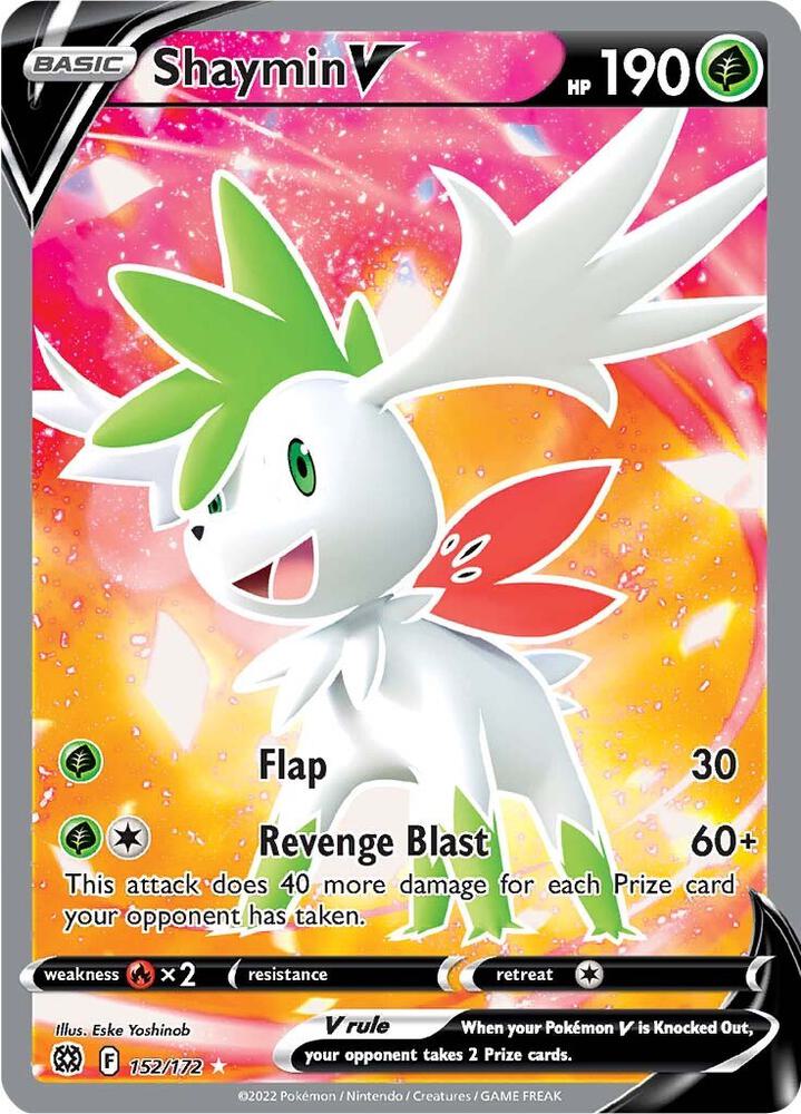 Shaymin V (Full Art) - 152/172 | Ultra Rare | (SWSH09 | SWSH09: Brilliant Stars)