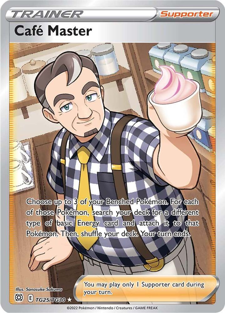 Cafe Master - TG25/TG30 | Ultra Rare | (SWSH09:TG | SWSH09: Brilliant Stars Trainer Gallery)