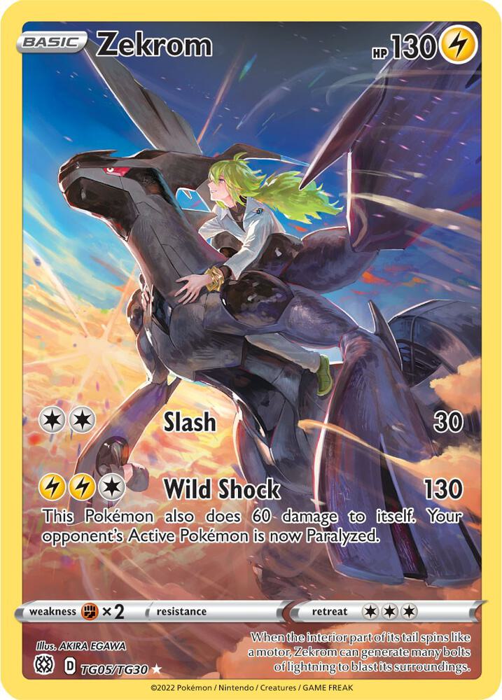 Zekrom - TG05/TG30 | Ultra Rare | (SWSH09:TG | SWSH09: Brilliant Stars Trainer Gallery)