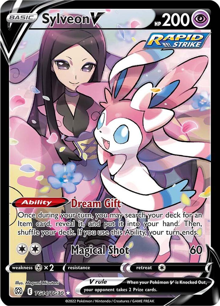 Sylveon V - TG14/TG30 | Ultra Rare | (SWSH09:TG | SWSH09: Brilliant Stars Trainer Gallery)