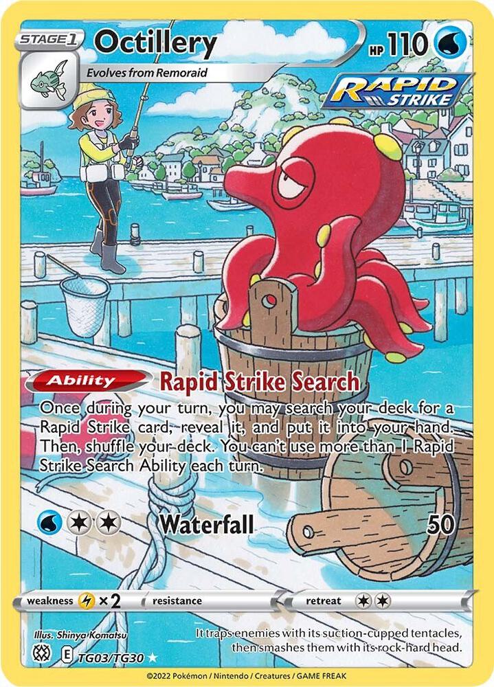 Octillery - TG03/TG30 | Ultra Rare | (SWSH09:TG | SWSH09: Brilliant Stars Trainer Gallery)