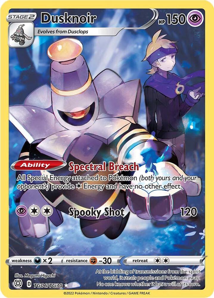 Dusknoir - TG06/TG30 | Ultra Rare | (SWSH09:TG | SWSH09: Brilliant Stars Trainer Gallery)