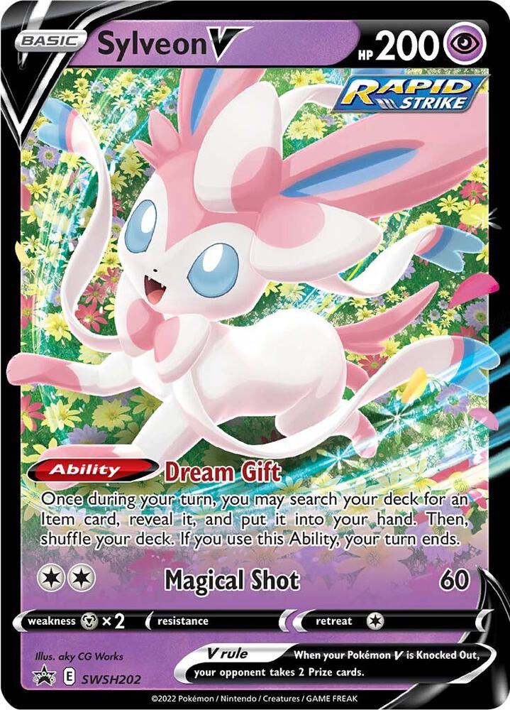 Sylveon V - SWSH202 | Promo | (SWSD | SWSH: Sword & Shield Promo Cards)