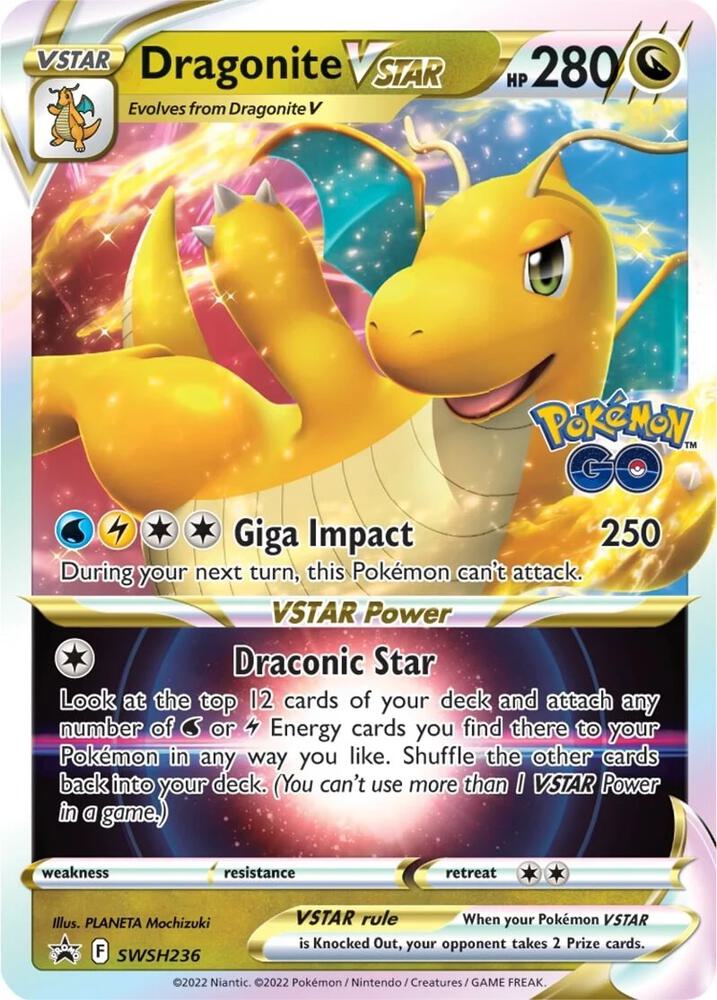 Dragonite VSTAR - SWSH236 | Promo | (SWSD | SWSH: Sword & Shield Promo Cards)