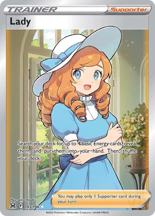 Lady (Full Art) - 193/196 | Ultra Rare | (SWSH11 | SWSH11: Lost Origin)