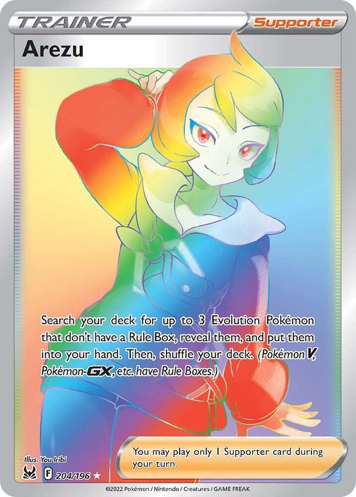 Arezu (Secret) - 204/196 | Secret Rare | (SWSH11 | SWSH11: Lost Origin)