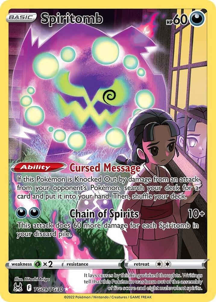 Spiritomb - TG09/TG30 | Ultra Rare | (SWSH11: TG | SWSH11: Lost Origin Trainer Gallery)