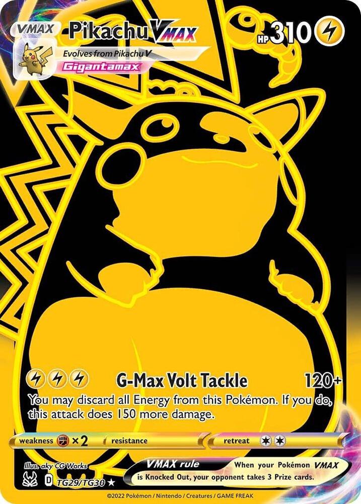 Pikachu VMAX (Secret) - TG29/TG30 | Ultra Rare | (SWSH11: TG | SWSH11: Lost Origin Trainer Gallery)