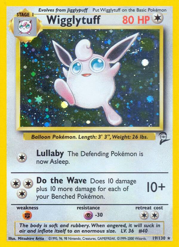 Wigglytuff - 019/130 | Holo Rare | (BS2 | Base Set 2)
