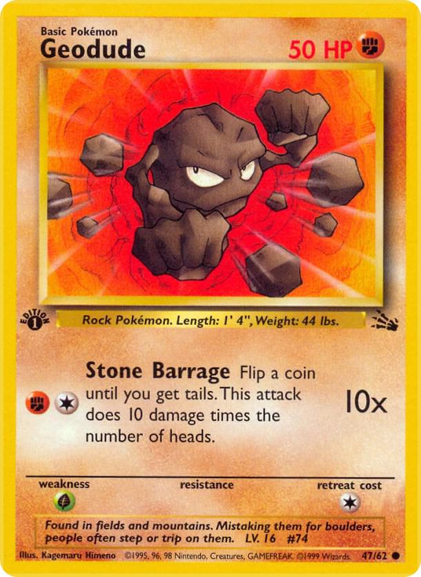 Geodude - 47/62 | Common | (FO | Fossil)