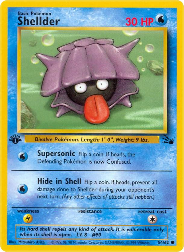 Shellder - 54/62 | Common | (FO | Fossil)