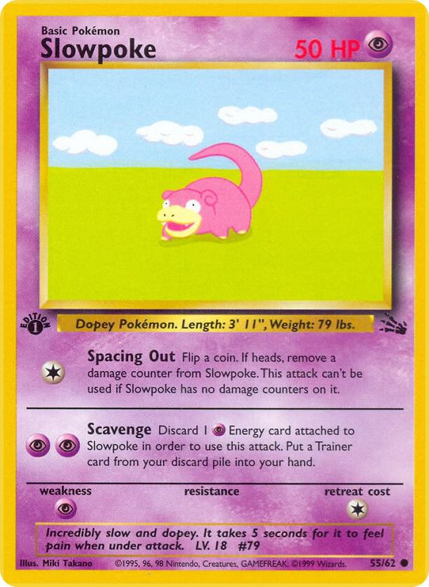 Slowpoke - 55/62 | Common | (FO | Fossil)