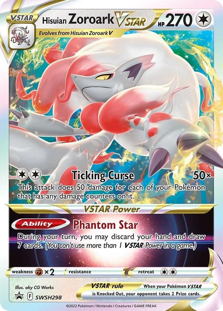 Hisuian Zoroark VSTAR - SWSH298 | Promo | (SWSD | SWSH: Sword & Shield Promo Cards)
