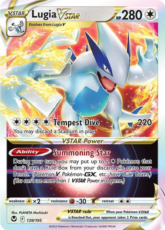 Lugia VSTAR - 139/195 | Ultra Rare | (SWSH12 | SWSH12: Silver Tempest)