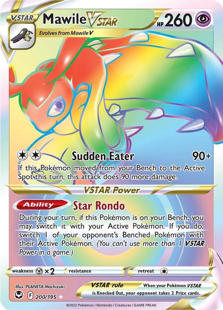 Mawile VSTAR (Secret) - 200/195 | Secret Rare | (SWSH12 | SWSH12: Silver Tempest)