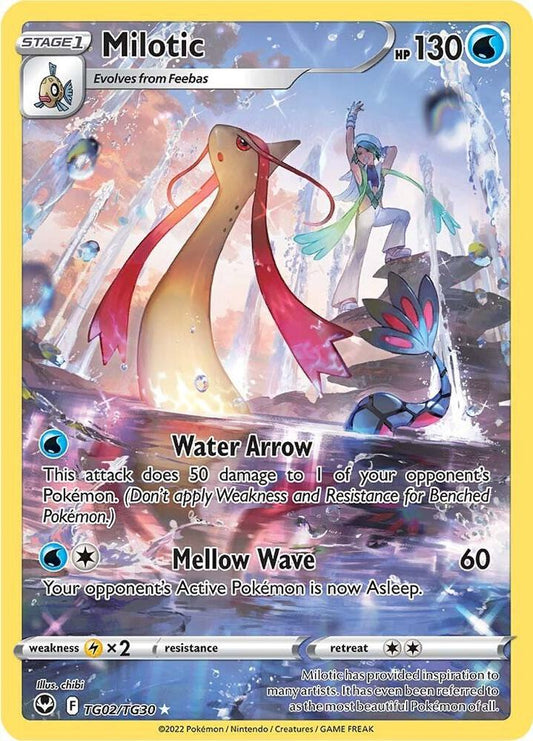 Milotic - TG02/TG30 | Ultra Rare | (SWSH12: TG | SWSH12: Silver Tempest Trainer Gallery)